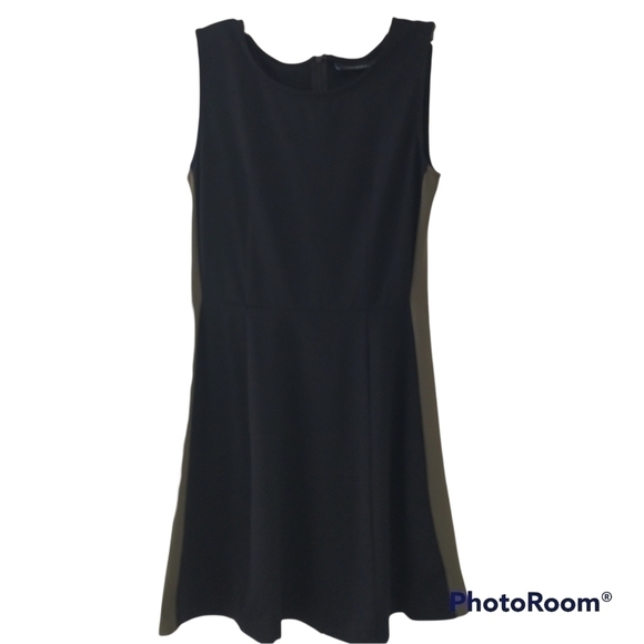 Cynthia Rowley Fit & Flare Black & Green Dress M - Picture 2 of 12